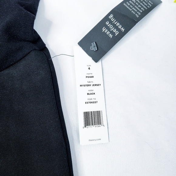 NWT Theory Povar Slim Fit Maternity Dress Pants Leggings Stretch - Picture 8 of 10